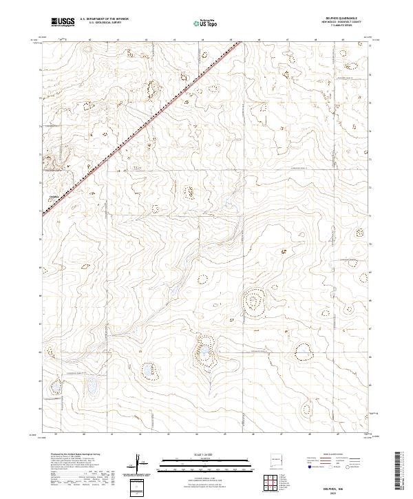 USGS Topographic Map – Delphos