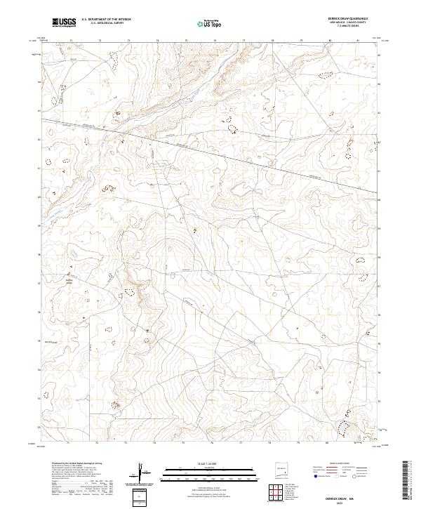 USGS Topographic Map – Derrick Draw