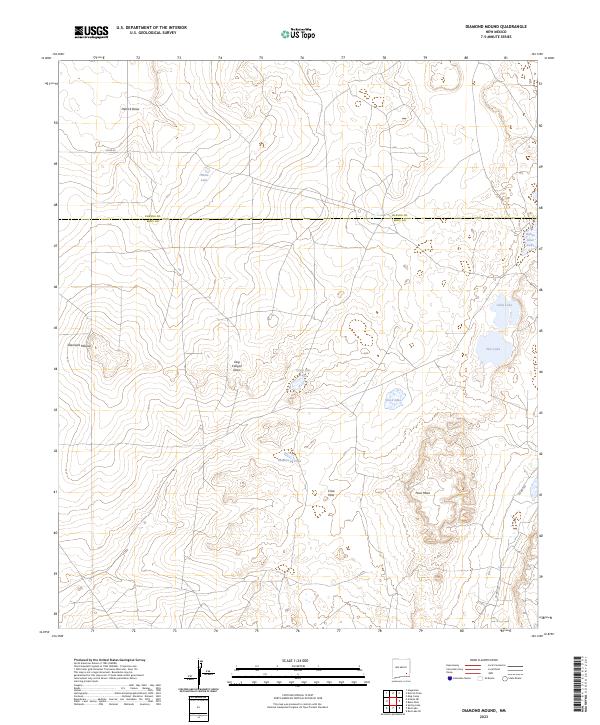 USGS Topographic Map – Diamond Mound