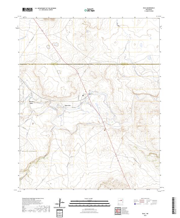 USGS Topographic Map – Dilia
