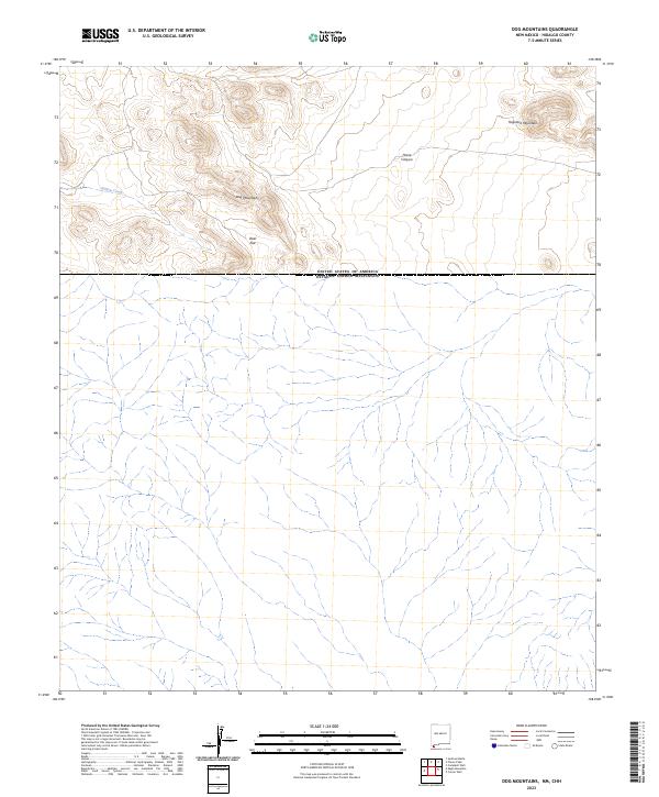 USGS Topographic Map – Dog Mountains