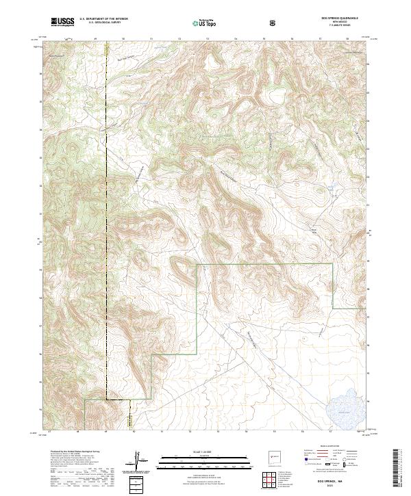 USGS Topographic Map – Dog Springs