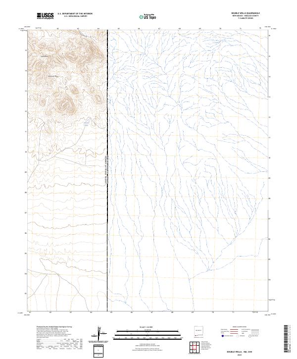 USGS Topographic Map – Double Wells