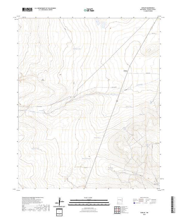 USGS Topographic Map – Dunlap