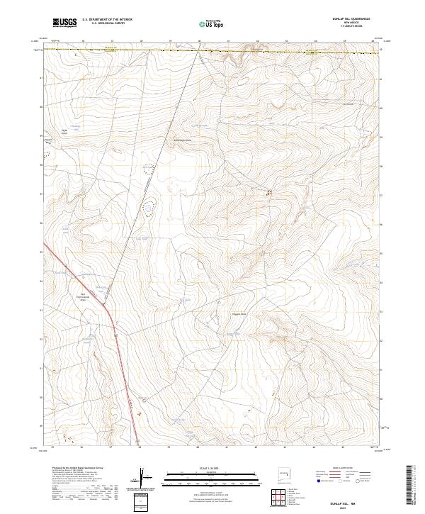 USGS Topographic Map – Dunlap Sill