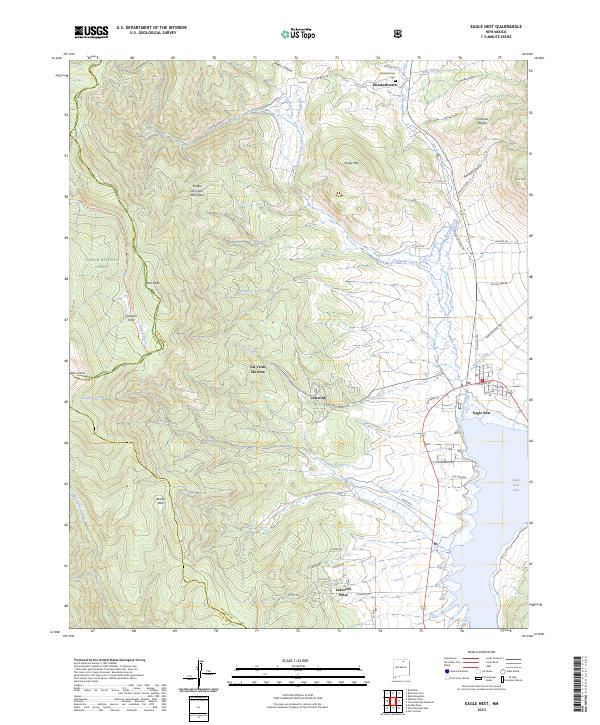 USGS Topographic Map – Eagle Nest