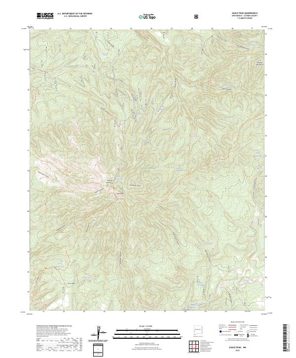 USGS Topographic Map – Eagle Peak