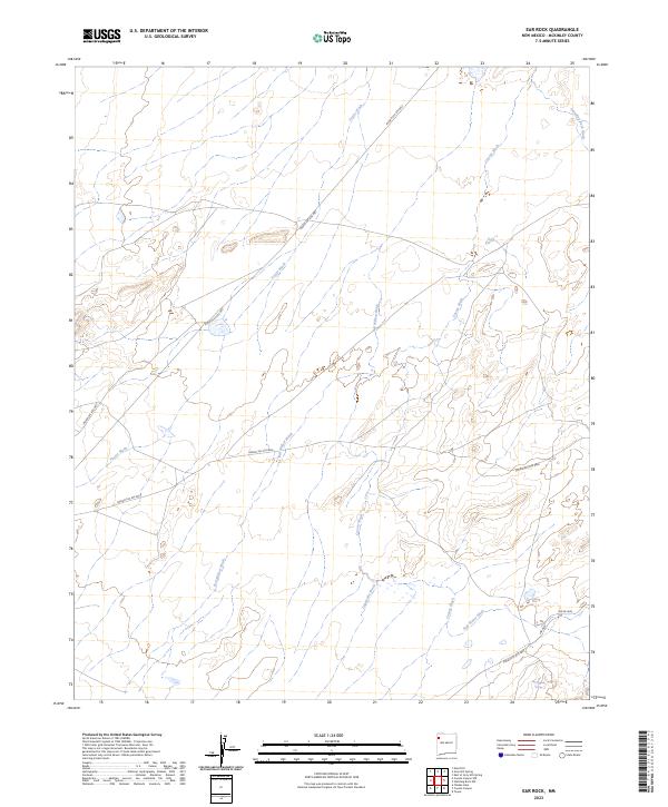 USGS Topographic Map – Ear Rock