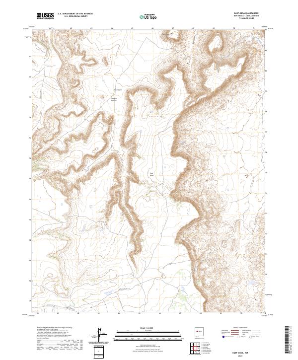 USGS Topographic Map – East Mesa