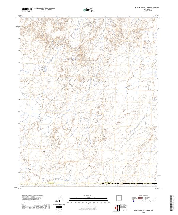 2023 Map of East of Grey Hill Spring, 2023 Print