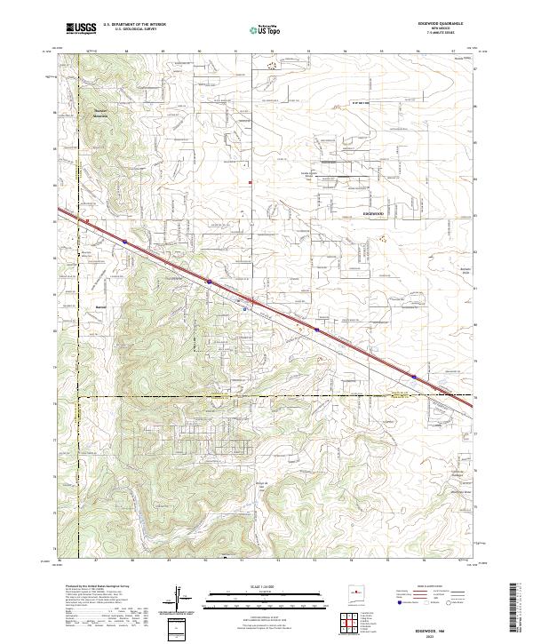 USGS Topographic Map – Edgewood