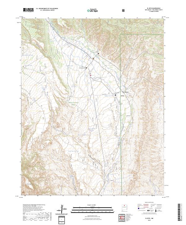 USGS Topographic Map – El Rito