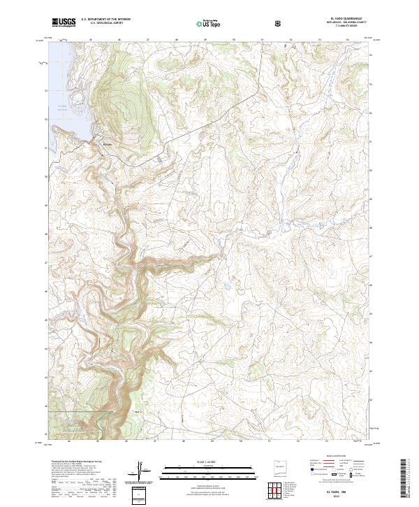 USGS Topographic Map – El Vado