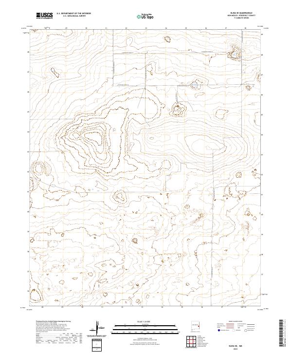 2023 Map of Elida SE, 2023 Print