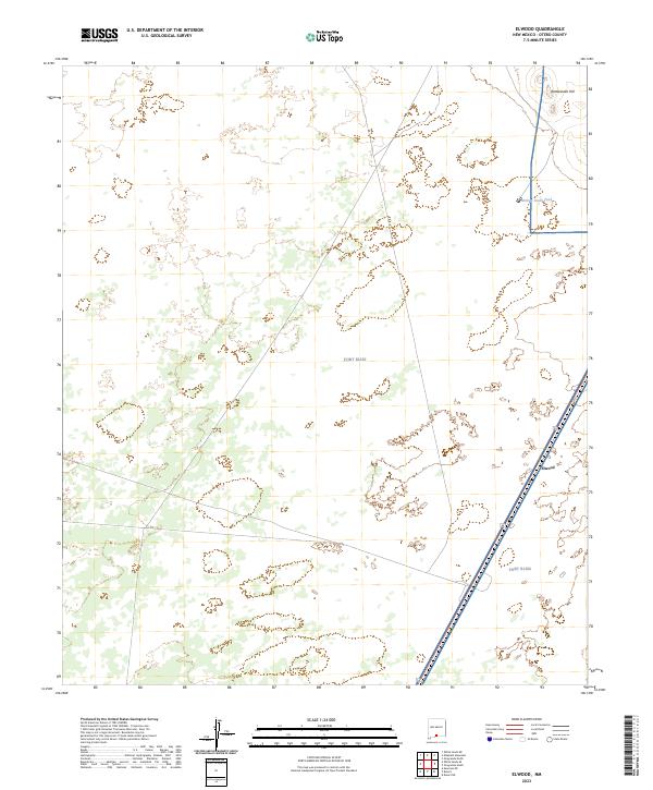 USGS Topographic Map – Elwood