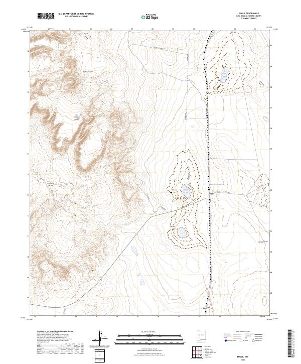 USGS Topographic Map – Engle