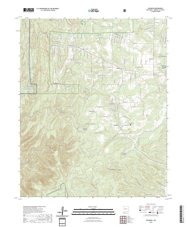 USGS Topographic Map – Escabosa