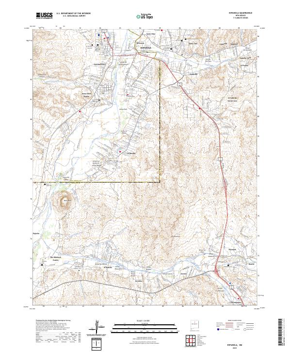 USGS Topographic Map – Espanola