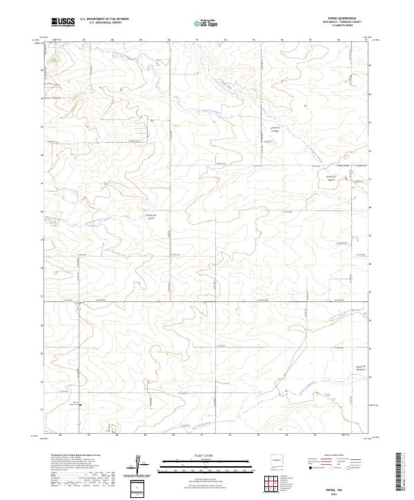 USGS Topographic Map – Ewing