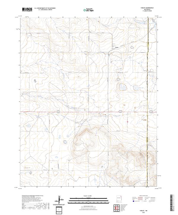 USGS Topographic Map – Farley