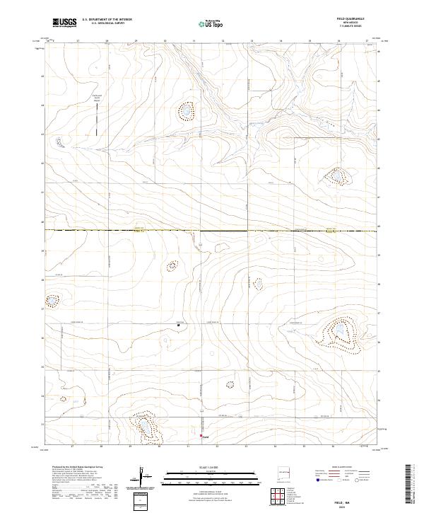 USGS Topographic Map – Field