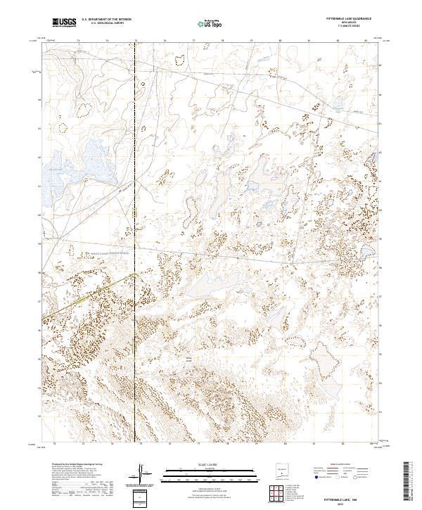 USGS Topographic Map – Fifteenmile Lake