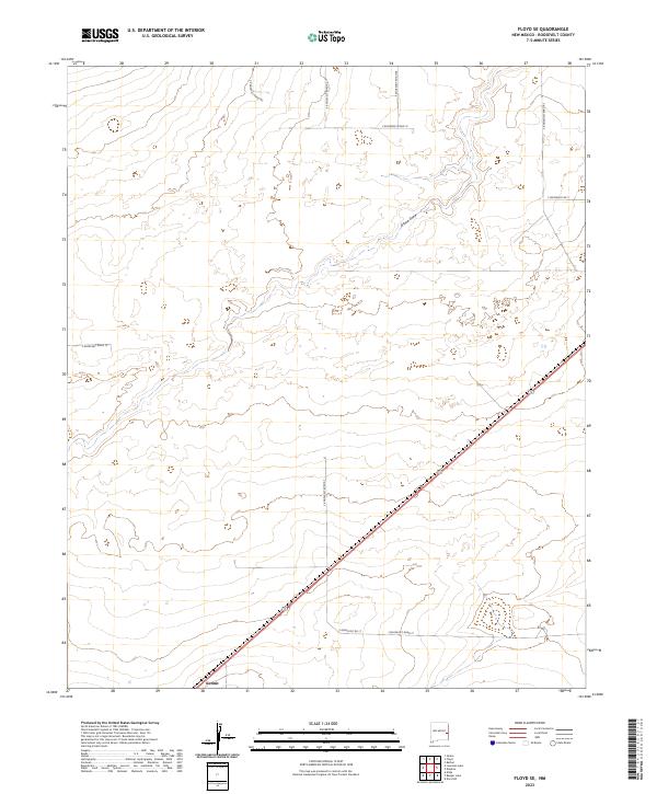 USGS Topographic Map – Floyd SE