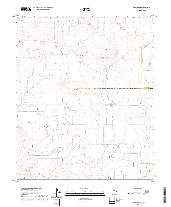 USGS Topographic Map – Flying M Ranch