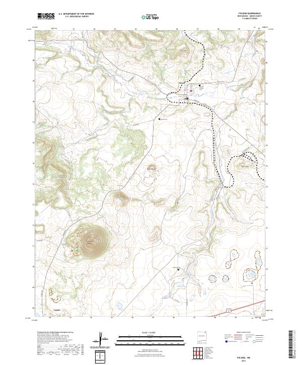 USGS Topographic Map – Folsom