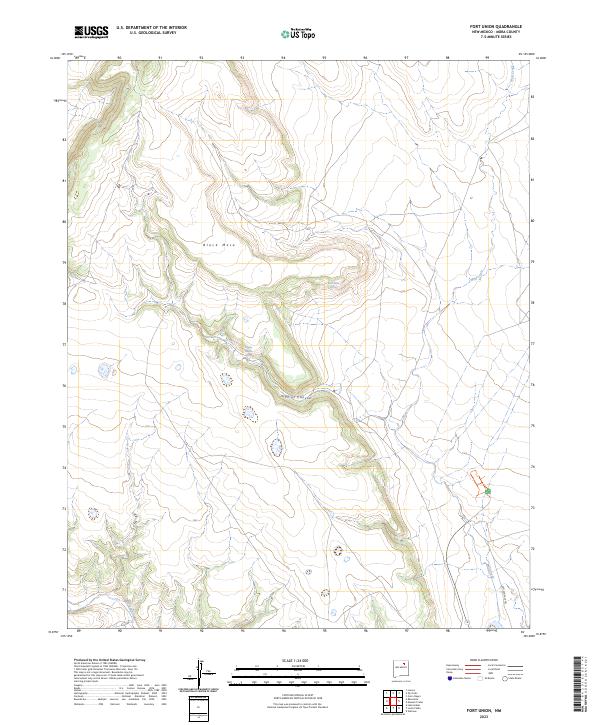 USGS Topographic Map – Fort Union