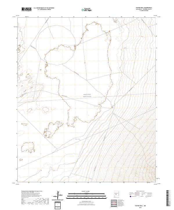 USGS Topographic Map – Foster Well