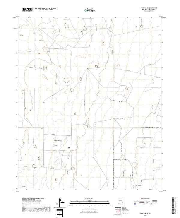 2023 Map of Frier Ranch, 2023 Print