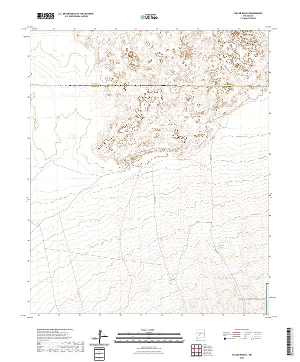 USGS Topographic Map – Fuller Ranch