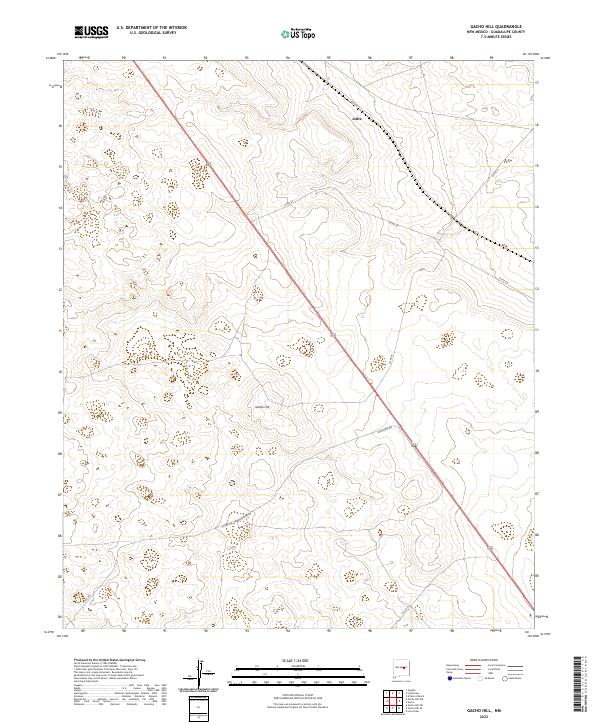 USGS Topographic Map – Gacho Hill