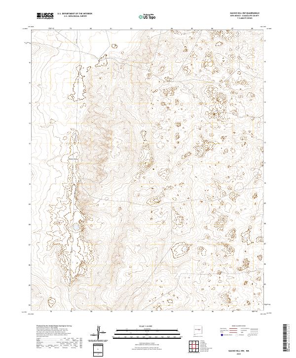 USGS Topographic Map – Gacho Hill NW