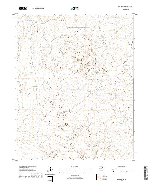 USGS Topographic Map – Gallegos NE