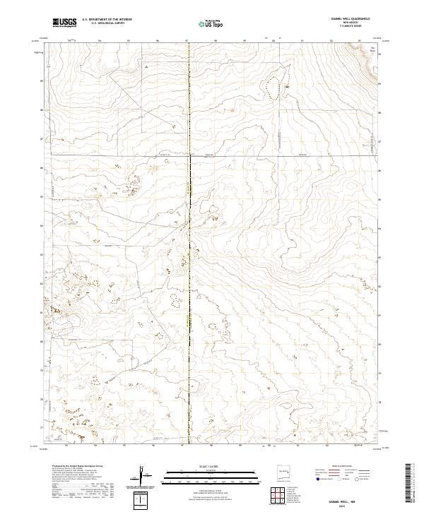 2023 Map of Gammil Well, 2023 Print