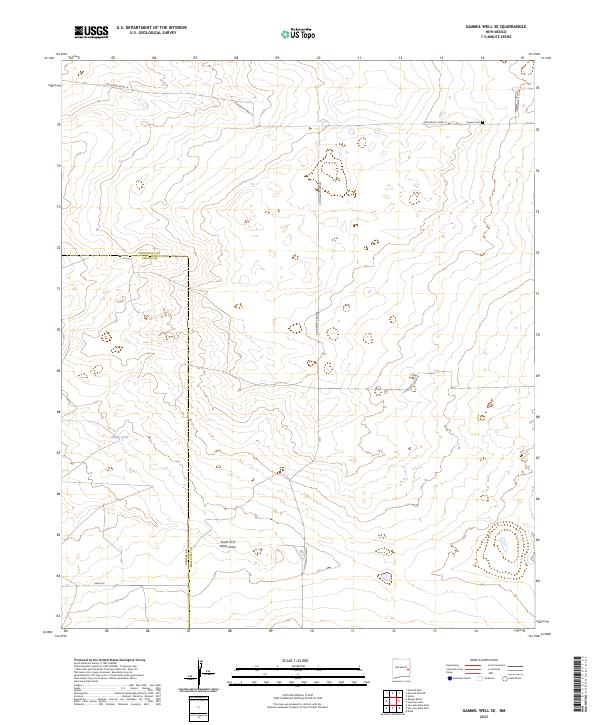 USGS Topographic Map – Gammil Well SE