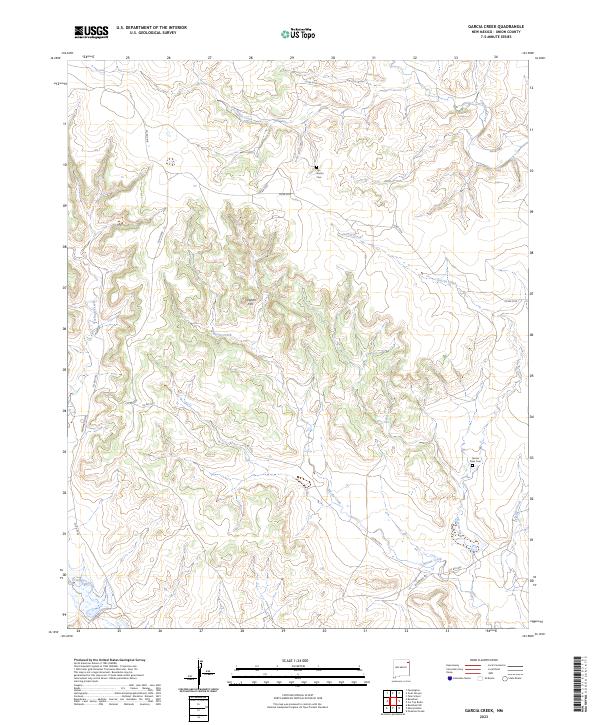 USGS Topographic Map – Garcia Creek