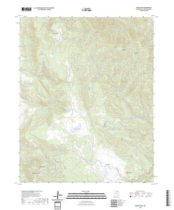 USGS Topographic Map – Garcia Peak