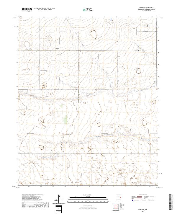 USGS Topographic Map – Garrison