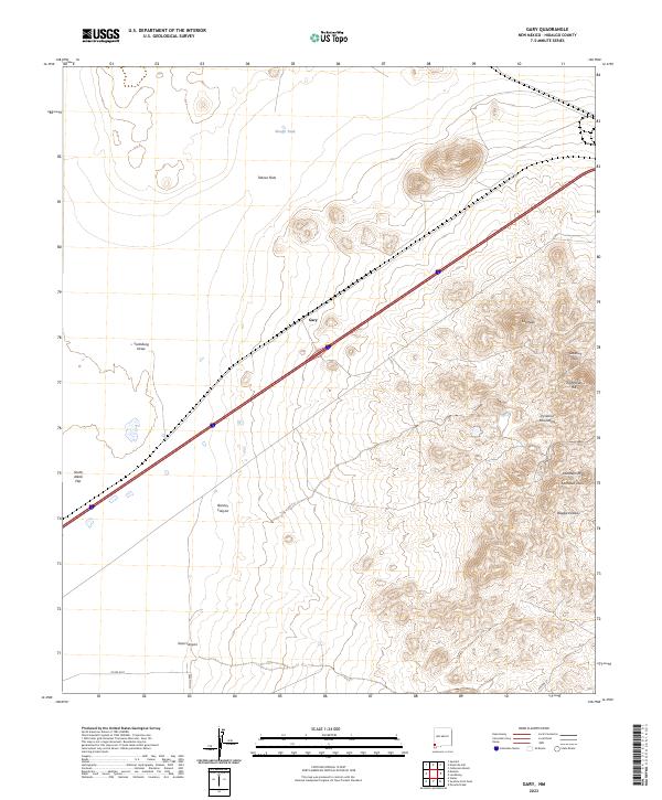USGS Topographic Map – Gary