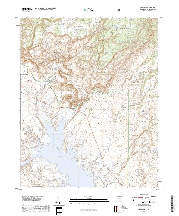 USGS Topographic Map – Ghost Ranch