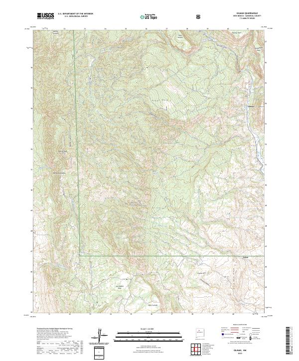 USGS Topographic Map – Gilman