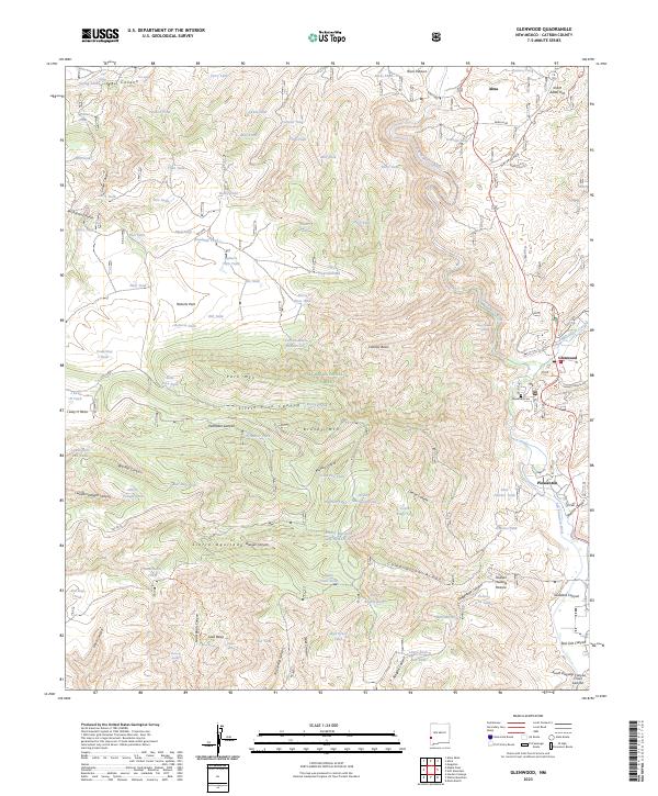 USGS Topographic Map – Glenwood