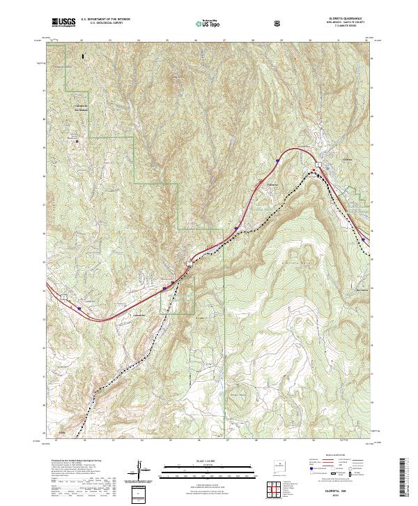 USGS Topographic Map – Glorieta