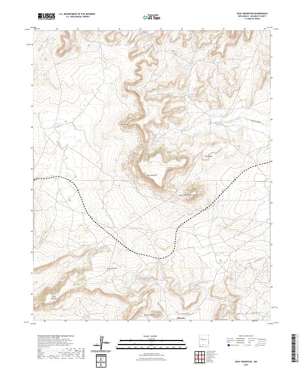 USGS Topographic Map – Goat Mountain