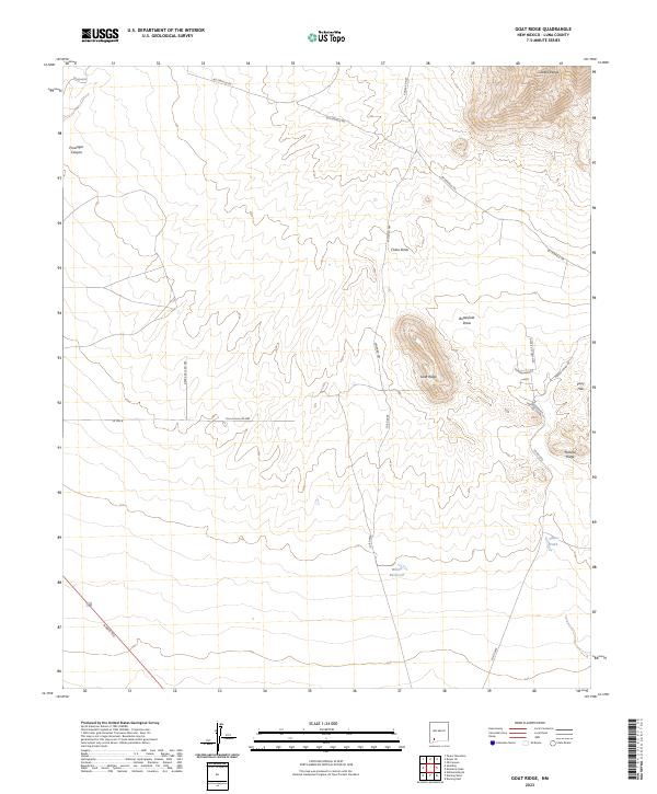 USGS Topographic Map – Goat Ridge