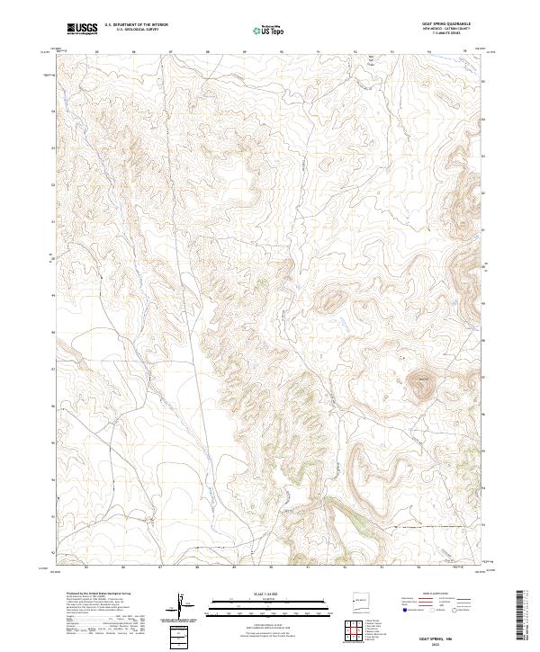 USGS Topographic Map – Goat Spring