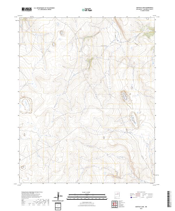 USGS Topographic Map – Goetsch Lake